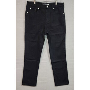 THAKOON Women's Classic Cropped‎ Jean Black Size 8 - NWOT